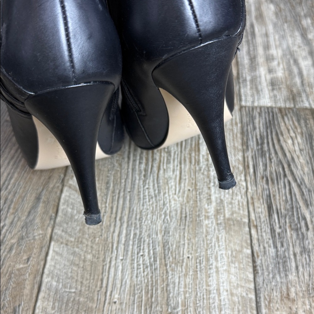 Andrea Black Ankle Boots, Size 25 1/2 USA 8 1/2 - Picture 6 of 12